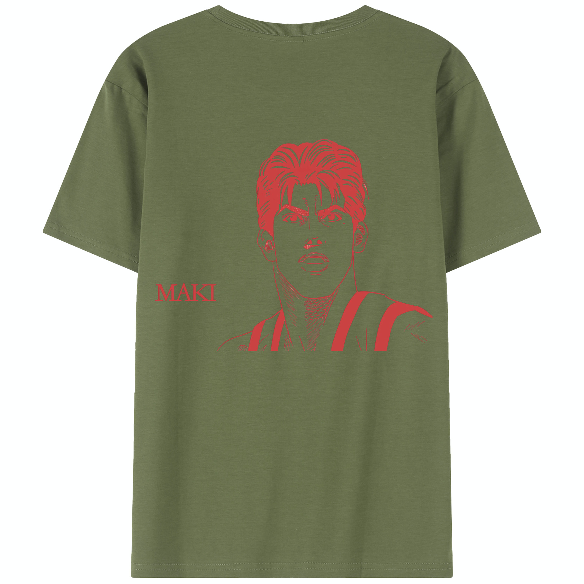 SLAM DUNK／スラムダンク 綿100％半袖Tシャツ（背面プリント）
